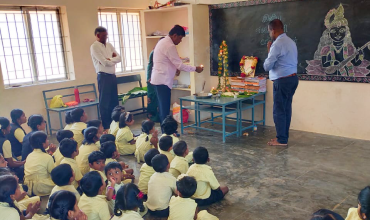 usp school saraswathi pooja
